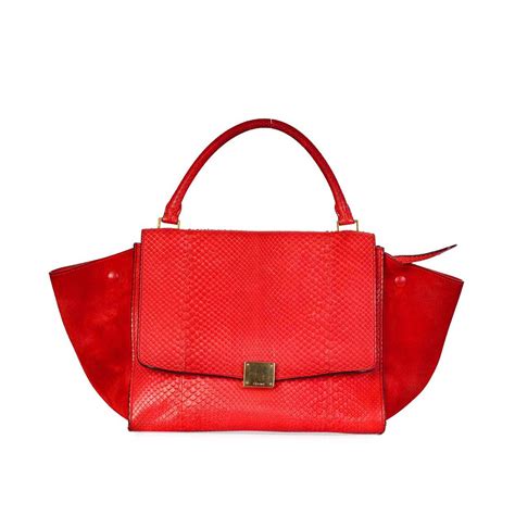 celine python bag red|python Celine handbags.